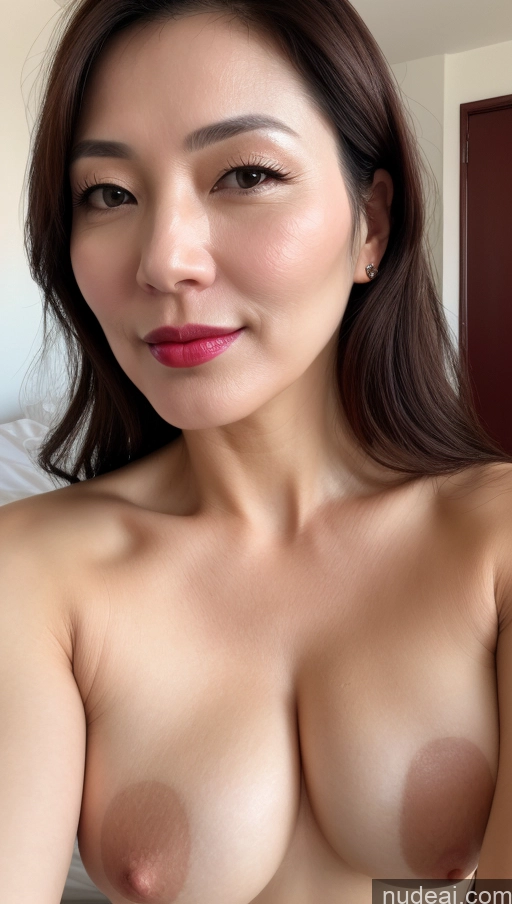 related ai porn images free for Woman One Perfect Boobs Beautiful Lipstick Fairer Skin 40s Brunette Korean Close-up View
