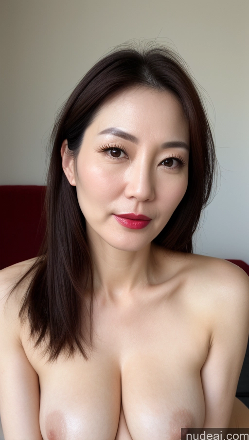 related ai porn images free for Woman One Perfect Boobs Beautiful Lipstick Fairer Skin 40s Brunette Korean Close-up View