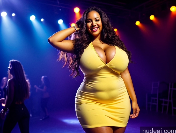 related ai porn images free for Woman Busty Huge Boobs Big Ass Thick Big Hips Long Hair 40s Black Hair Black Happy Dress Club One Full Frontal