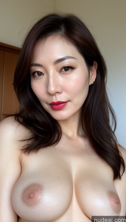 related ai porn images free for Woman One Perfect Boobs Beautiful Lipstick Fairer Skin 40s Brunette Korean Close-up View