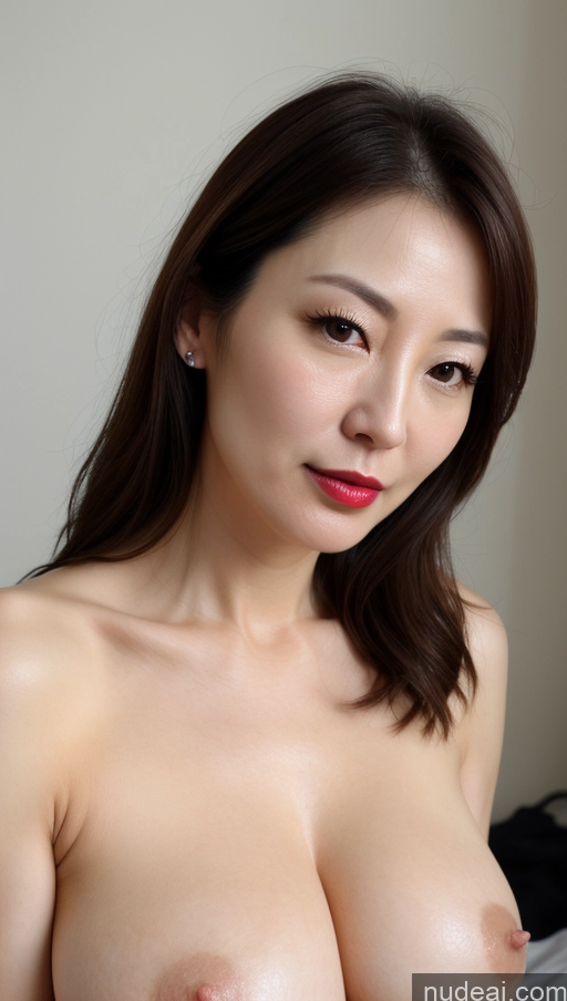 related ai porn images free for Woman One Perfect Boobs Beautiful Lipstick Fairer Skin 40s Brunette Korean Close-up View