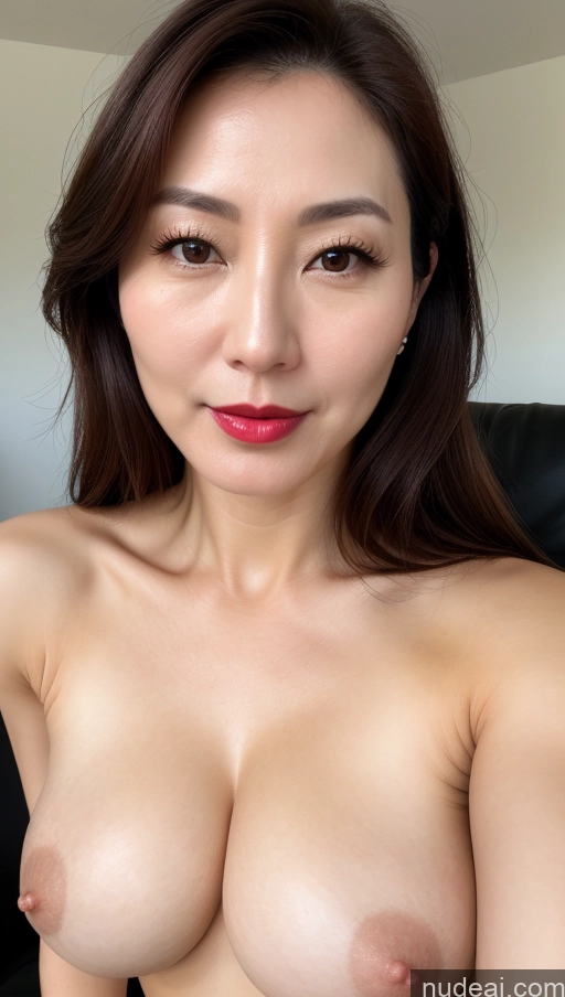 related ai porn images free for Woman One Perfect Boobs Beautiful Lipstick Fairer Skin 40s Brunette Korean Close-up View