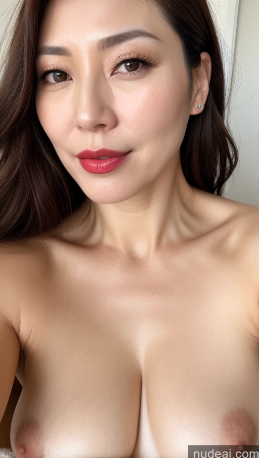 related ai porn images free for Woman One Perfect Boobs Beautiful Lipstick Fairer Skin 40s Brunette Korean Close-up View