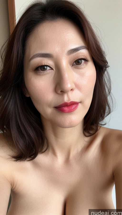 related ai porn images free for Woman One Perfect Boobs Beautiful Lipstick Fairer Skin 40s Brunette Korean Close-up View