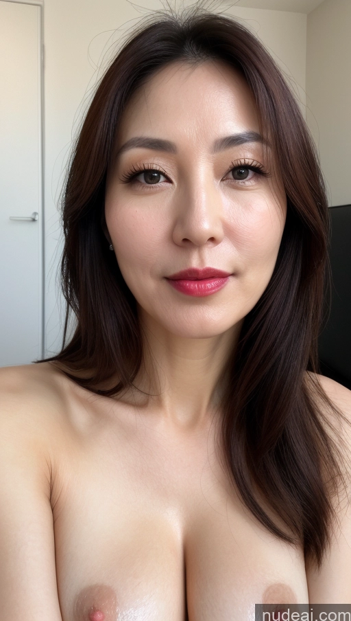 related ai porn images free for Woman One Perfect Boobs Beautiful Lipstick Fairer Skin 40s Brunette Korean Close-up View