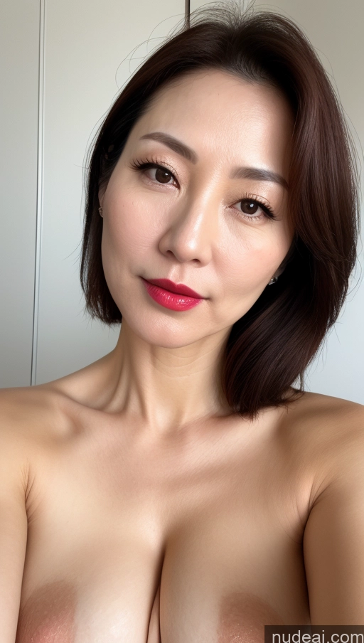 related ai porn images free for Woman One Perfect Boobs Beautiful Lipstick Fairer Skin 40s Brunette Korean Close-up View