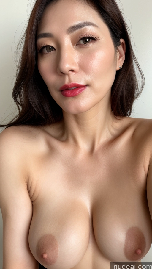 related ai porn images free for Woman One Perfect Boobs Beautiful Lipstick Fairer Skin 40s Brunette Korean Close-up View