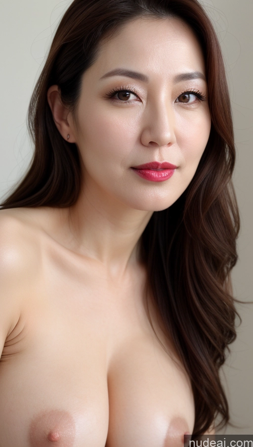related ai porn images free for Woman One Perfect Boobs Beautiful Lipstick Fairer Skin 40s Brunette Korean Close-up View