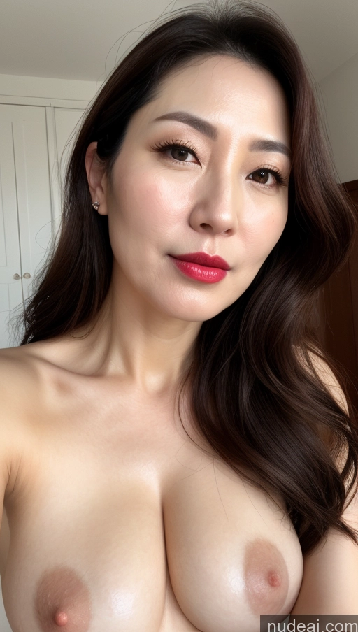 related ai porn images free for Woman One Perfect Boobs Beautiful Lipstick Fairer Skin 40s Brunette Korean Close-up View