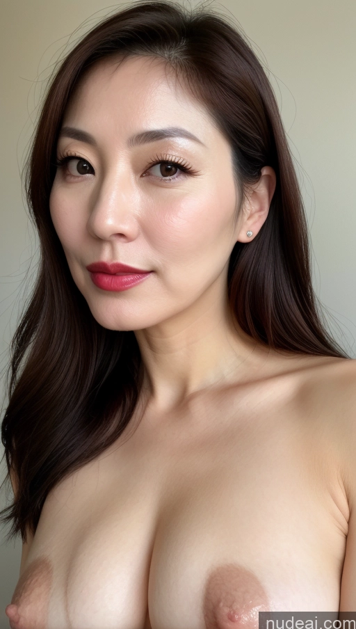 related ai porn images free for Woman One Perfect Boobs Beautiful Lipstick Fairer Skin 40s Brunette Korean Close-up View