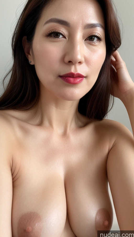 related ai porn images free for Woman One Perfect Boobs Beautiful Lipstick Fairer Skin 40s Brunette Korean Close-up View