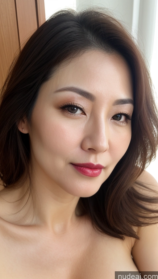 related ai porn images free for Woman One Perfect Boobs Beautiful Lipstick Fairer Skin 40s Brunette Korean Close-up View