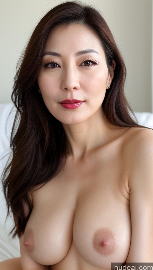 related ai porn images free for Woman One Perfect Boobs Beautiful Lipstick Fairer Skin 40s Brunette Korean Close-up View