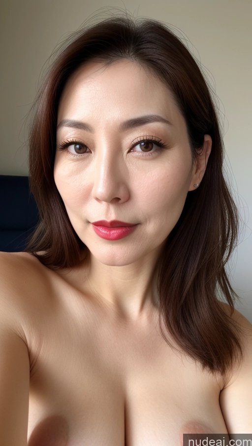 related ai porn images free for Woman One Perfect Boobs Beautiful Lipstick Fairer Skin 40s Brunette Korean Close-up View