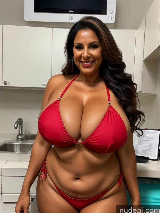 related ai porn images free for One Busty Huge Boobs Thick Tanned Skin Front View Microkini Thong 70s Laughing Brazilian Doctor Lab Coat Vampire