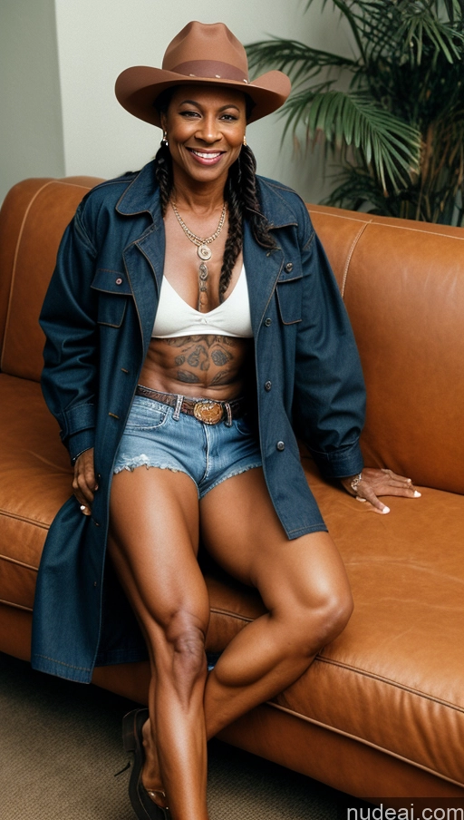 related ai porn images free for Muscular Abs Tattoos Dark Skin Milf Trench Coat Western Jeans Hat Vintage Braided Couch Lumberjack 50s Laughing