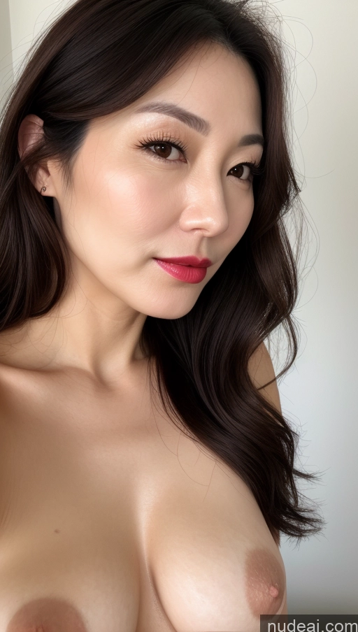 related ai porn images free for Woman One Perfect Boobs Beautiful Lipstick Fairer Skin 40s Brunette Korean Close-up View
