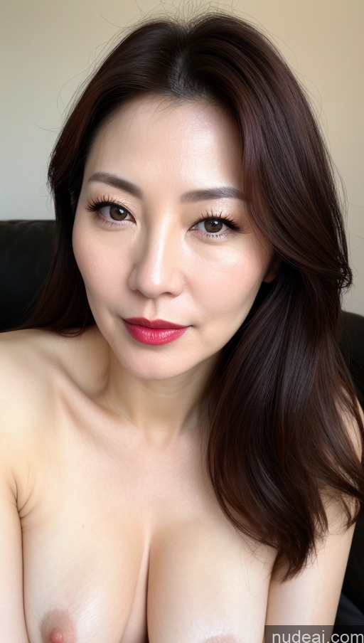 related ai porn images free for Woman One Perfect Boobs Beautiful Lipstick Fairer Skin 40s Brunette Korean Close-up View