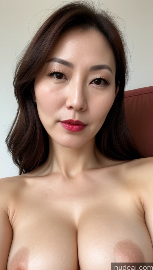 related ai porn images free for Woman One Perfect Boobs Beautiful Lipstick Fairer Skin 40s Brunette Korean Close-up View