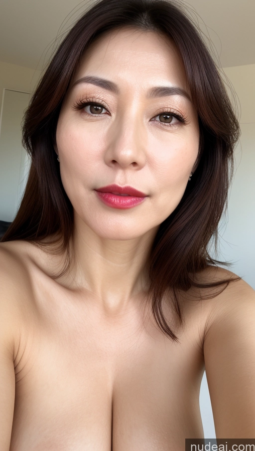 related ai porn images free for Woman One Perfect Boobs Beautiful Lipstick Fairer Skin 40s Brunette Korean Close-up View