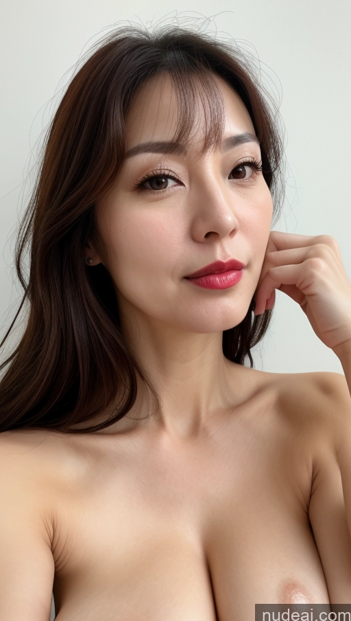 related ai porn images free for Woman One Perfect Boobs Beautiful Lipstick Fairer Skin 40s Brunette Korean Close-up View
