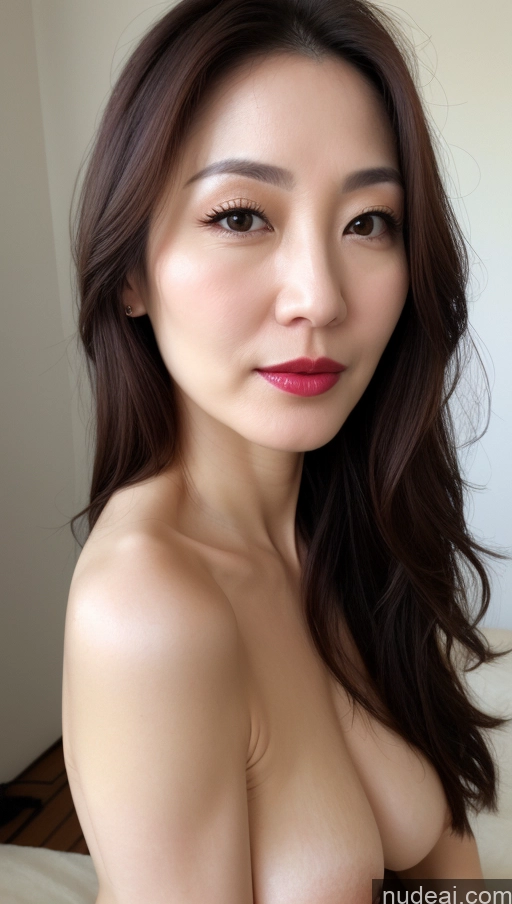 related ai porn images free for Woman One Perfect Boobs Beautiful Lipstick Fairer Skin 40s Brunette Korean Close-up View