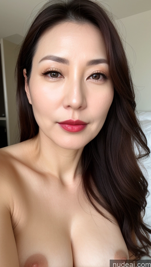 related ai porn images free for Woman One Perfect Boobs Beautiful Lipstick Fairer Skin 40s Brunette Korean Close-up View