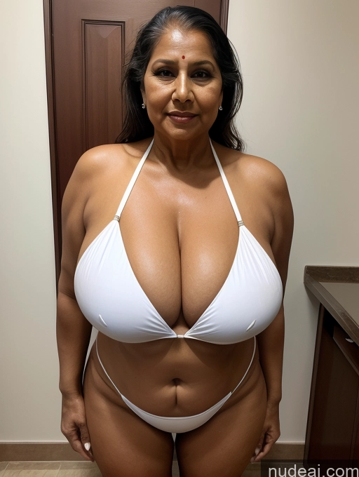 related ai porn images free for One Busty Huge Boobs Thick Tanned Skin Front View Microkini Thong 70s Indian Maid