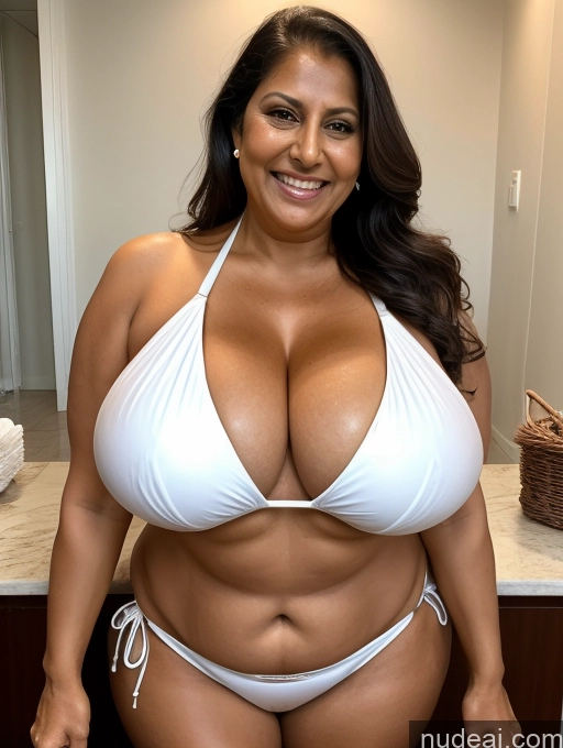 related ai porn images free for One Busty Huge Boobs Thick Tanned Skin Front View Microkini Thong 70s Indian Maid Laughing