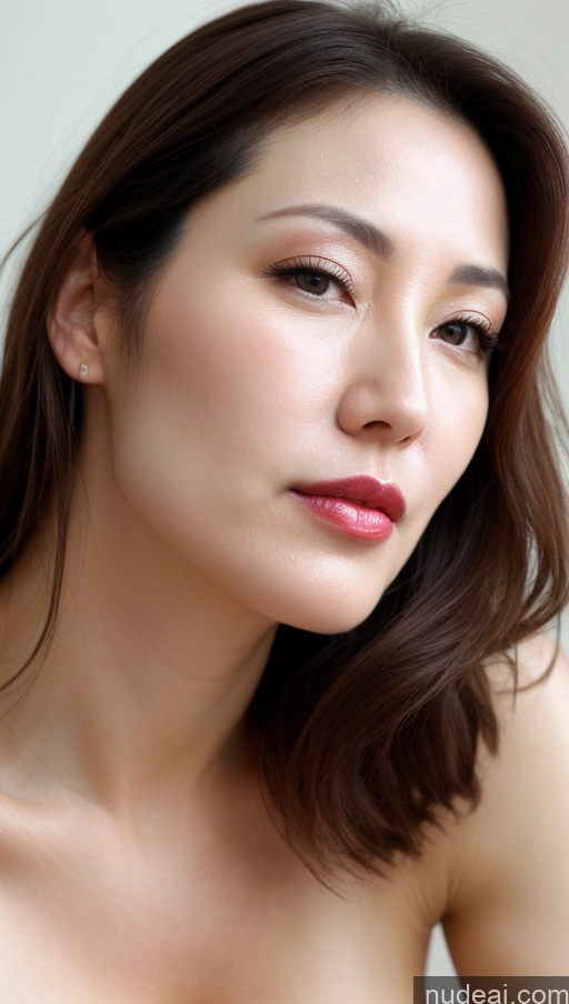 related ai porn images free for Woman One Perfect Boobs Beautiful Lipstick Fairer Skin 40s Brunette Korean Close-up View