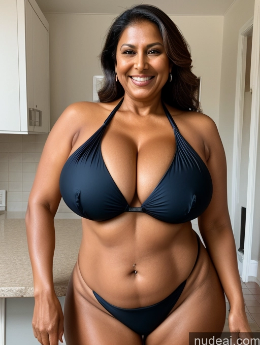 related ai porn images free for One Busty Huge Boobs Thick Tanned Skin Front View Microkini Thong 60s Laughing Maid Indian