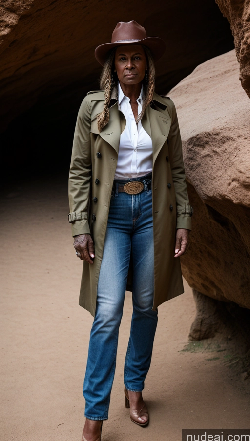 related ai porn images free for Muscular Abs Dark Skin Milf Hat Western Trench Coat Tattoos Jeans Thick Braided 60s Serious Cave Blouse