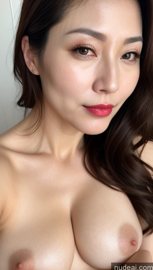 related ai porn images free for Woman One Perfect Boobs Beautiful Lipstick Fairer Skin 40s Brunette Korean Close-up View
