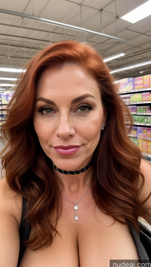related ai porn images free for Milf Busty Beautiful Pubic Hair Perfect Body Lipstick 40s Happy Long Hair Irish Front View Nude Choker Pouting Lips Grocery Yoga Pants