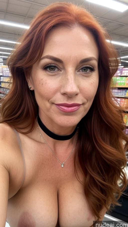 related ai porn images free for Milf Busty Beautiful Pubic Hair Perfect Body Lipstick 40s Happy Long Hair Irish Front View Nude Choker Pouting Lips Grocery Yoga Pants