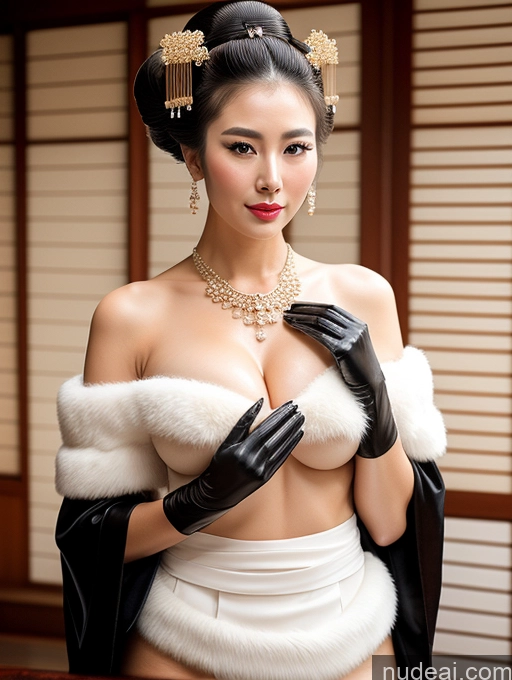 related ai porn images free for Busty Perfect Boobs Perfect Body Oiled Body Sexy Face Onsen Geisha Gloves Cleavage Jewelry Pearl Jewelry Fur Hair Bun Fairer Skin