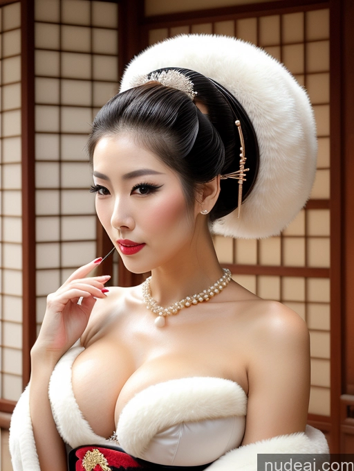 related ai porn images free for Busty Perfect Boobs Perfect Body Oiled Body Sexy Face Onsen Geisha Gloves Cleavage Jewelry Pearl Jewelry Fur Hair Bun Fairer Skin