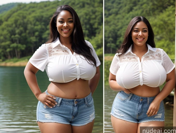 related ai porn images free for Woman Huge Boobs Big Ass Thick Big Hips Long Hair Black Hair Lake Front View Blouse Daisy Dukes Sexy Face Chubby 40s Nigerian Fat Busty Happy Dark Skin