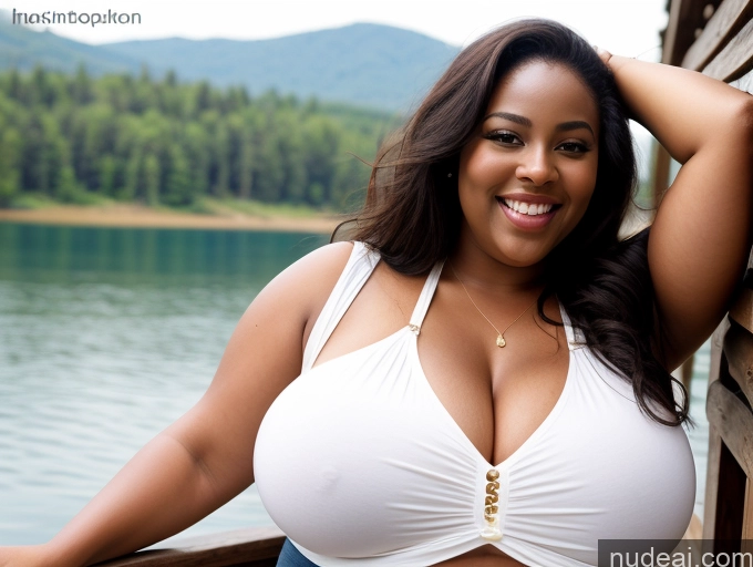 related ai porn images free for Woman Huge Boobs Big Ass Thick Big Hips Long Hair Black Hair Lake Front View Blouse Daisy Dukes Sexy Face Chubby 40s Nigerian Fat Busty Happy Dark Skin