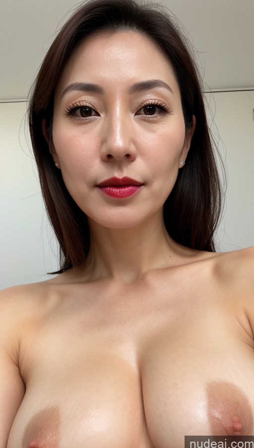related ai porn images free for Woman One Perfect Boobs Beautiful Lipstick Fairer Skin 40s Brunette Korean Close-up View