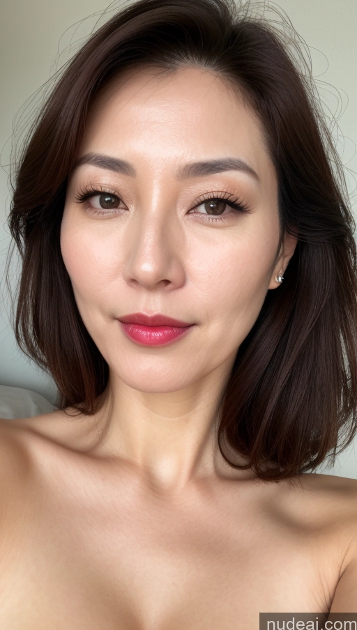 related ai porn images free for Woman One Perfect Boobs Beautiful Lipstick Fairer Skin 40s Brunette Korean Close-up View