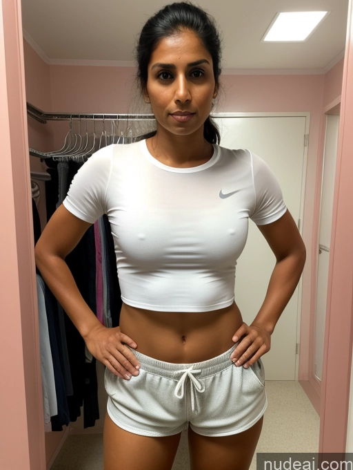related ai porn images free for Short Pubic Hair Tanned Skin Indian 30s Serious Changing Room Short Shorts Shirt