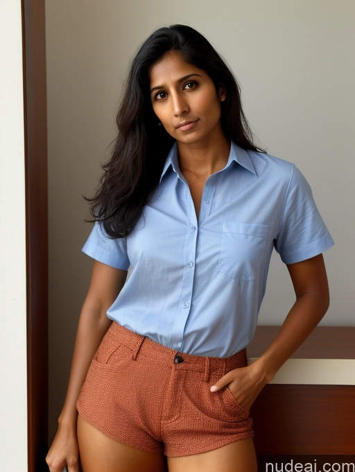 related ai porn images free for Short Pubic Hair Tanned Skin Indian 30s Serious Short Shorts Shirt Professor