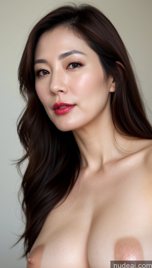 related ai porn images free for Woman One Perfect Boobs Beautiful Lipstick Fairer Skin 40s Brunette Korean Close-up View