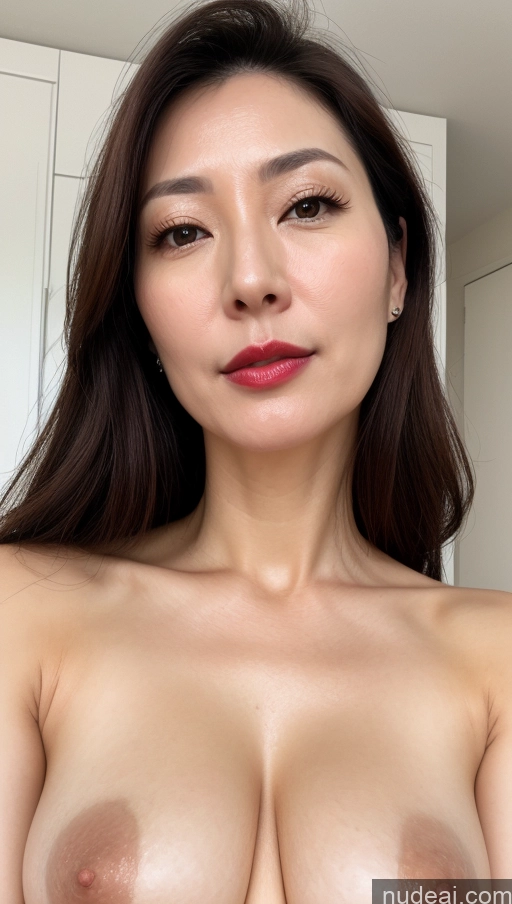 related ai porn images free for Woman One Perfect Boobs Beautiful Lipstick Fairer Skin 40s Brunette Korean Close-up View
