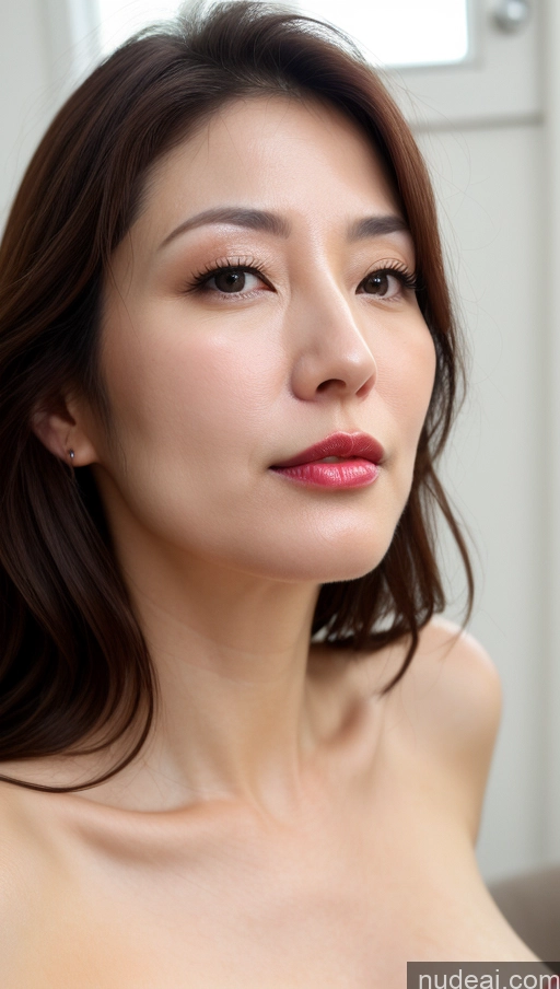 related ai porn images free for Woman One Perfect Boobs Beautiful Lipstick Fairer Skin 40s Brunette Korean Close-up View
