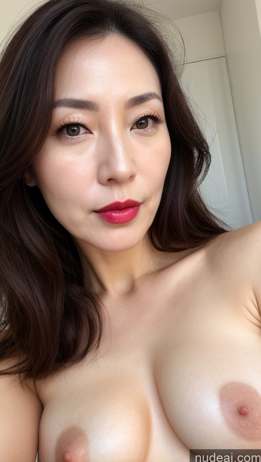related ai porn images free for Woman One Perfect Boobs Beautiful Lipstick Fairer Skin 40s Brunette Korean Close-up View