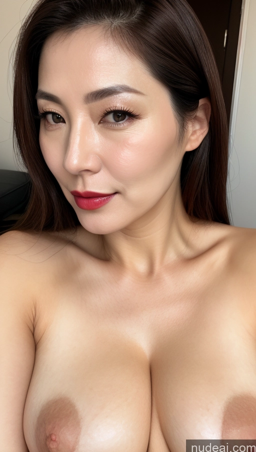 related ai porn images free for Woman One Perfect Boobs Beautiful Lipstick Fairer Skin 40s Brunette Korean Close-up View