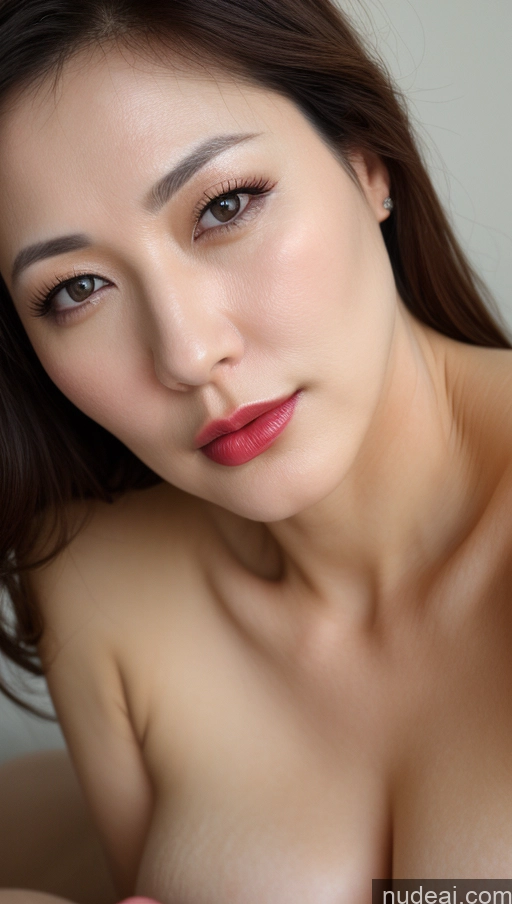 related ai porn images free for Woman One Perfect Boobs Beautiful Lipstick Fairer Skin 40s Brunette Korean Close-up View