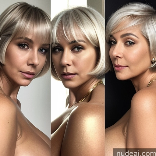 related ai porn images free for 70s Cleavage Topless Gold Jewelry White Hair Short Hair Several Huge Boobs Jumpsuit